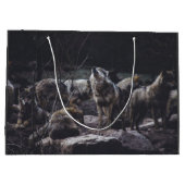 Wolf Pack Große Geschenktüte (Rückseite)