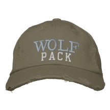 " Wolf Pack " Hut von Approachable Wolf für MÄNNER