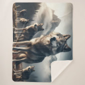 Wolf Pack in den Bergen Sherpadecke (Vorderseite)
