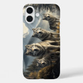 Wolf Pack in der Bergwelt Case-Mate iPhone Hülle (Rückseite)