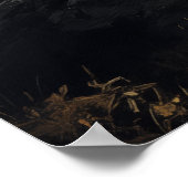 Wolf Pack in der Bergwelt Poster (Ecke)