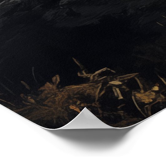 Wolf Pack in der Bergwelt Poster (Ecke)