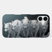 Wolf Pack iPhone Hülle (Rückseite (Horizontal))