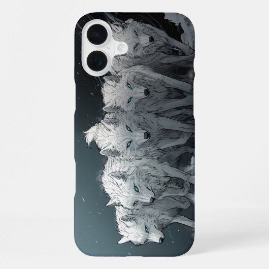 Wolf Pack iPhone Hülle (Rückseite)