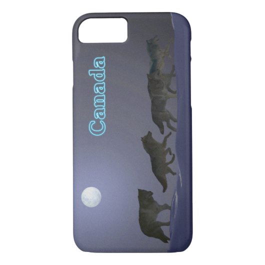 Wolf Pack - Kanada Case-Mate iPhone Hülle (Rückseite)