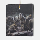 Wolf Pack Keramikornament (Links)
