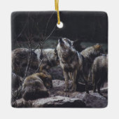 Wolf Pack Keramikornament (Vorderseite)
