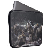Wolf Pack Laptop Sleeve (Vorne Rechts)