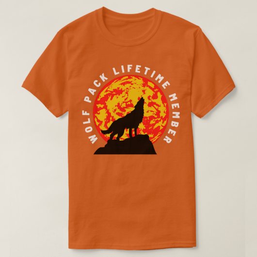 Wolf Pack Lifetime-Mitgliedschaft 15 T-Shirt (Design vorne)