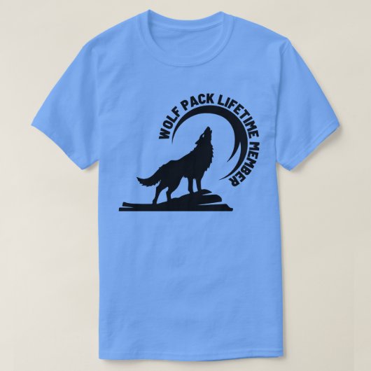 Wolf Pack Lifetime-Mitgliedschaft 1 T-Shirt (Design vorne)