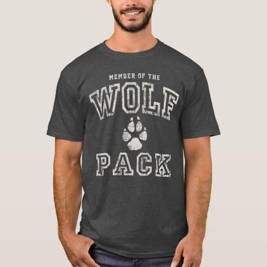 Wolf Pack Member Girl T-Shirt (Vorderseite)