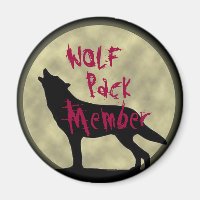 Wolf Pack Member Magnet