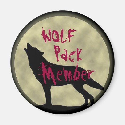 Wolf Pack Member Magnet (Vorne)