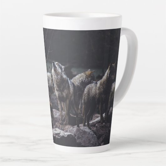 Wolf Pack Milchtasse (Rechte Ecke)