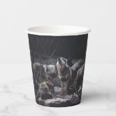 Wolf Pack Pappbecher (Rückseite)