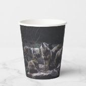 Wolf Pack Pappbecher (Vorderseite)