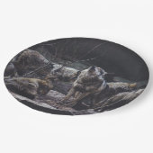 Wolf Pack Pappteller (Schrägansicht)