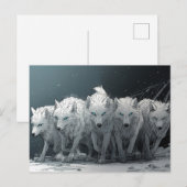Wolf Pack Postkarte (Vorne/Hinten)