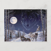 Wolf Pack Postkarte (Vorderseite)