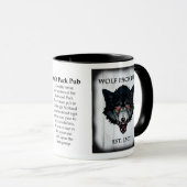 Wolf Pack Pub Tasse (VorderseiteRechts)
