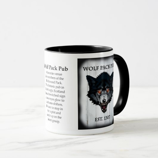 Wolf Pack Pub Tasse (VorderseiteRechts)