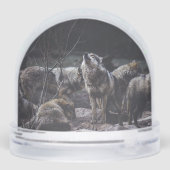 Wolf Pack Schneekugeln (Rückseite)