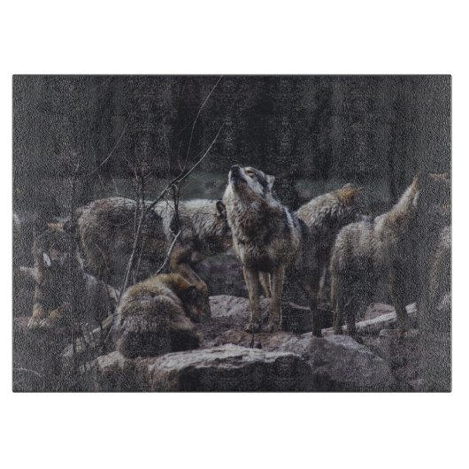 Wolf Pack Schneidebrett (Vorderseite)