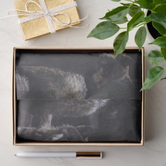 Wolf Pack Seidenpapier (Geschenk)