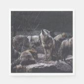 Wolf Pack Serviette (Vorderseite)