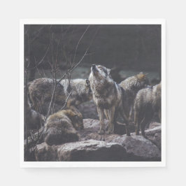 Wolf Pack Serviette