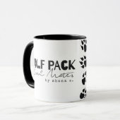 WOLF PACK: Soul Mates Zweifarbig Tasse (Vorderseite Links)