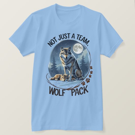 Wolf Pack - Vereint durch Natur T-Shirt (Design vorne)