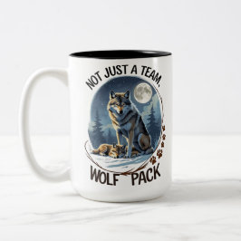 Wolf Pack - Vereint durch Natur Zweifarbige Tasse