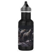 Wolf Pack Wasserflasche aus nicht rostendem Stahl (Rechts)