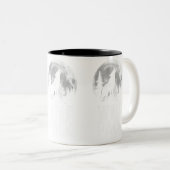 Wolf Pack Zweifarbige Tasse (VorderseiteRechts)