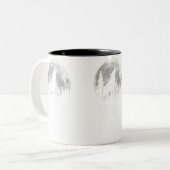 Wolf Pack Zweifarbige Tasse (Vorderseite Links)