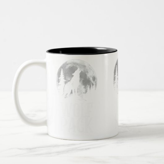 Wolf Pack Zweifarbige Tasse (Links)
