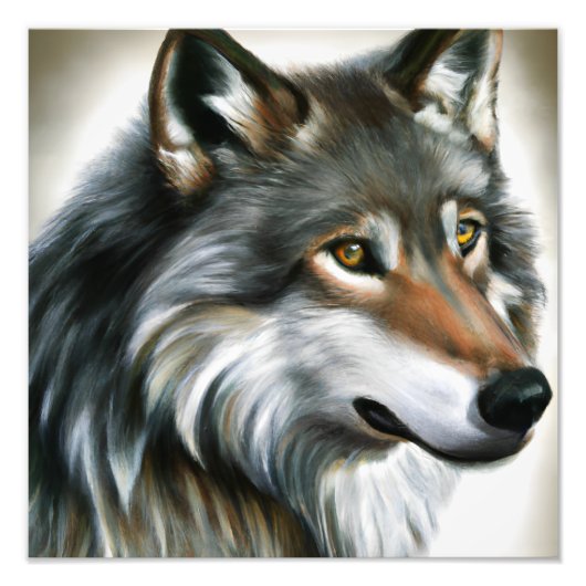 Wolf Painting Fotodruck (Vorne)