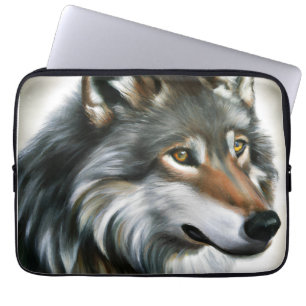Wolf Painting Laptopschutzhülle
