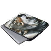 Wolf Painting Laptopschutzhülle (Vorne Knopf)