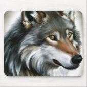 Wolf Painting Mousepad (Vorne)