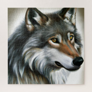 Wolf Painting Puzzle