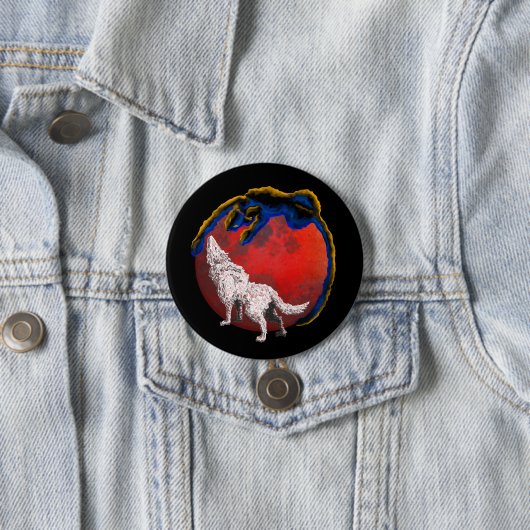 Wolf Panther Lunar Eclipse Button (Beispiel)