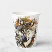 Wolf Pappbecher (Vorderseite)