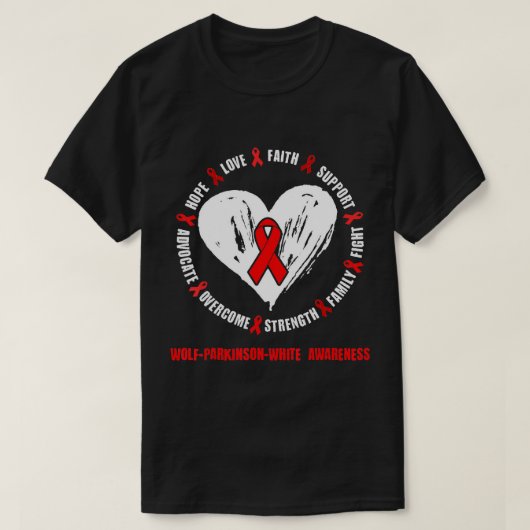Wolf-Parkinson-White Awareness WPW Syndrome Relati T-Shirt (Design vorne)