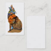 Wolf-Patchwork-Haustier-Visitenkarten Visitenkarte (Vorne/Hinten)