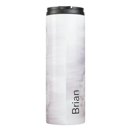 Wolf-personalisierte thermische Haupttrommel Thermosbecher (Rückseite)