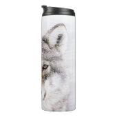 Wolf-personalisierte thermische Haupttrommel Thermosbecher (Nach rechts gedreht)