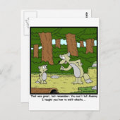 Wolf-pfeifen Postkarte (Vorne/Hinten)