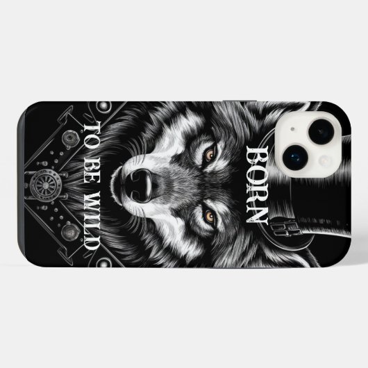 Wolf Phone Case iPhone Hülle (Rückseite (Horizontal))
